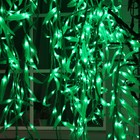 Светодиодное дерево «Плакучая ива» 2 м, 1152 LED, постоянное свечение, 220 В, свечение зелёное - Фото 3