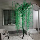 Светодиодное дерево «Плакучая ива» 2.5 м, 1728 LED, постоянное свечение, 220 В, свечение зелёное - Фото 2
