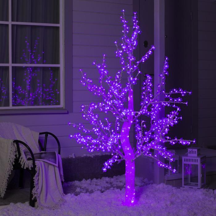 Светодиодное дерево «Акриловое» 1.8 м, 768 LED, 220 В, свечение мульти (RGB)
