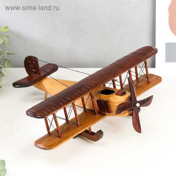 Фигурка дерево «Ретро. Самолет», 11.5×35.5×30 см, МИКС - Фото 1