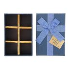 Коробка подарочная, цвет синий, 8,5 х 13 х 4 см - Фото 3