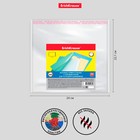 Набор обложек ПП 10 шт., 212×395 мм, 50 мкм, ErichKrause Fizzy Clear, для тетрадей и дневников, с клеевым краем, с тиснением - Фото 6