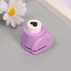 Дырокол фигурный "Сердечко" d=1 см 3х2,5х3 см МИКС - Фото 3