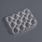 Органайзер для хранения мелочей, 12 баночек, 12×9×2 см, d=2.8×1.5 см, 4.5 мл, прозрачный - Фото 5