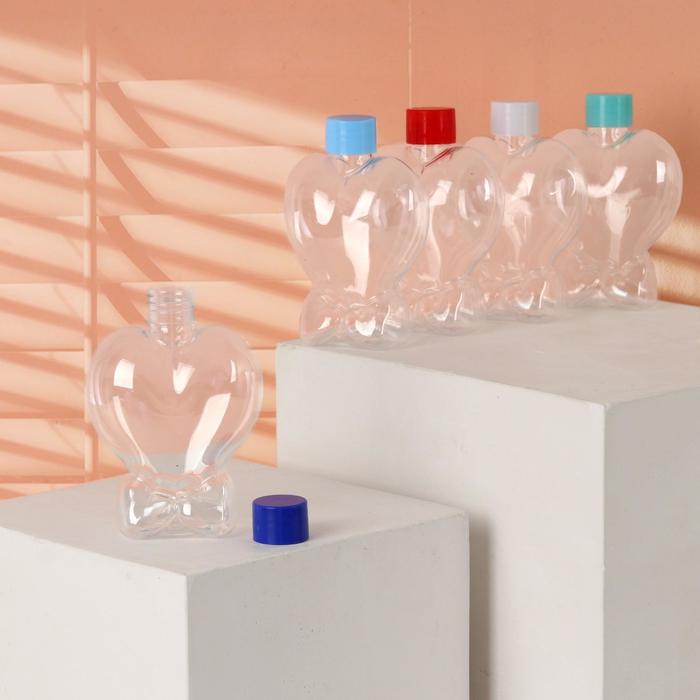 Бутылочка для хранения «Сердце», 150 мл, цвет МИКС - Фото 1