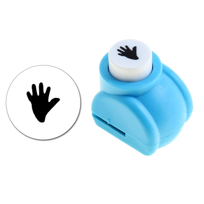 Дырокол фигурный "Ладошка" d=1 см 3х2,5х3 см МИКС