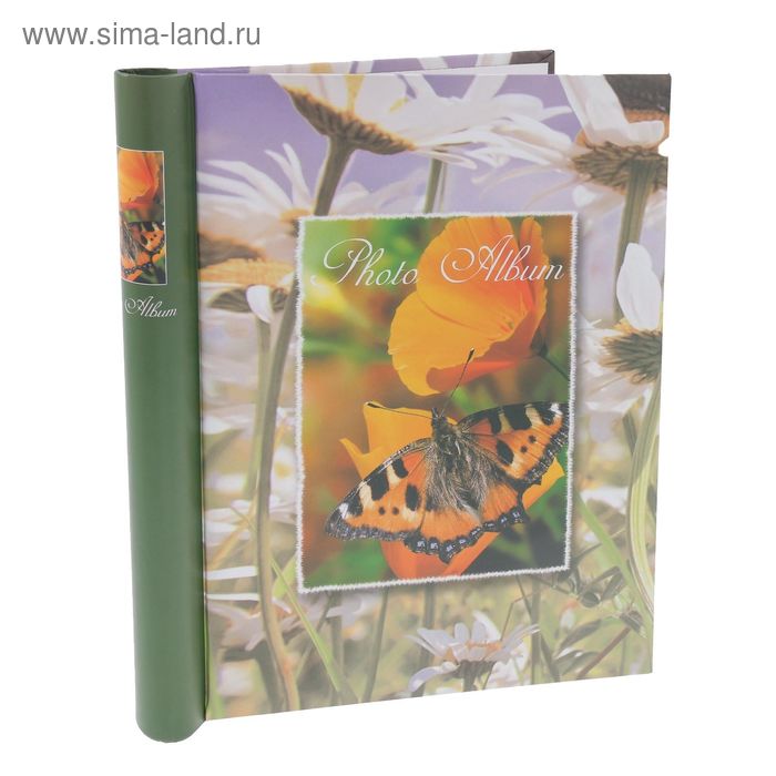 Фотоальбом магнитный 15 листов "Бабочка на цветке" 29х27х2,5 см - Фото 1