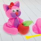 Игрушка из массы для лепки «Кошечка» + глазки, стека - Фото 1