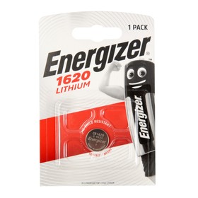 Батарейка литиевая Energizer, CR1620-1BL, 3В, блистер, 1 шт.