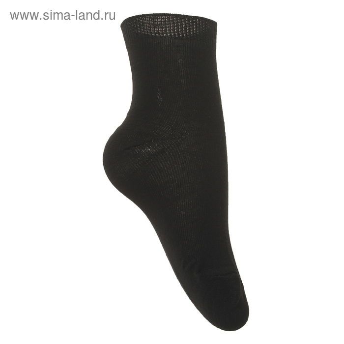 Набор детских носков (5 пар) цвет чёрный, р-р 20 - Фото 1