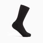 Носки мужские тёплые, цвет чёрный, размер 25 - Фото 1