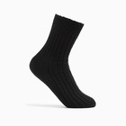 Носки мужские тёплые, цвет чёрный, размер 25 - Фото 1