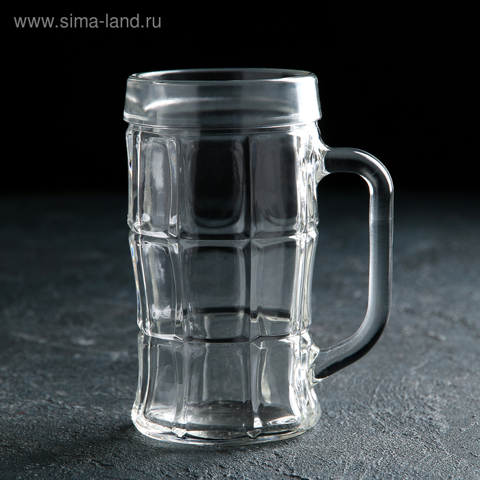 Пивная кружка «Прозрачная», 330 мл - Фото 1