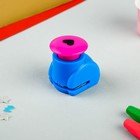 Дырокол фигурный для скрапбукинга «Сердечко», d=0.8 см, 4.3×4×3 см, МИКС - Фото 1