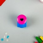 Дырокол фигурный для скрапбукинга «Сердечко», d=0.8 см, 4.3×4×3 см, МИКС - Фото 4