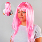 Карнавальный парик «Красотка», цвет светло-розовый - Фото 1