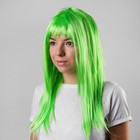 Карнавальный парик «Красотка», цвет зелёный - фото 318011443