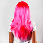 Карнавальный парик «Красотка», цвет розовый - Фото 2