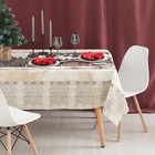 Скатерть "Этель" Зимний лес 145х300, хлопок 100%, 136 гр/м2 с ГМО - Фото 1