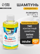 Шампунь-концентрат с полирующим эффектом Grand Caratt «Natural» Дыня, ручной, 250 мл, контактный - Фото 1