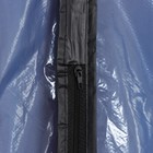 Чехол для одежды Доляна, 60×137 см, полиэтилен, цвет синий прозрачный - Фото 3
