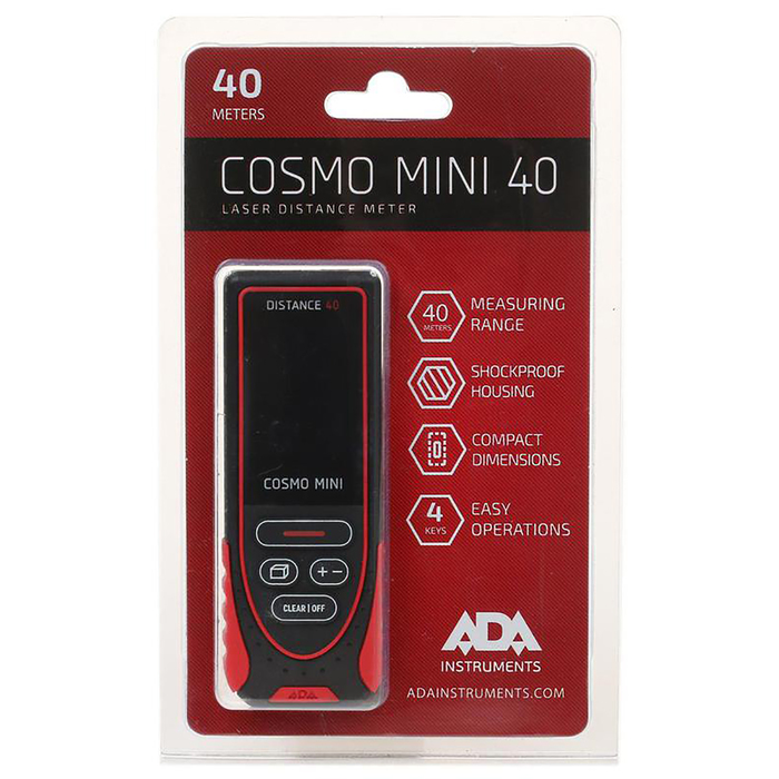 Лазерный ada cosmo mini. Дальномер лазерный ada Cosmo Mini 40. Дальномер ада мини Космо. Cosmo Mini 40 а00490. Линейка Cosmo Mini.