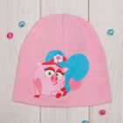 Шапка детская СМЕШАРИКИ "Нюша" р-р 49 (1-3 года) 100%хл - Фото 1