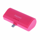 Внешний аккумулятор SmartBuy, 2200 мАч, micro USB, 2 А, индикатор зарядки, красный - Фото 1