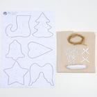 Игрушки на ёлку «Уютный дом», набор для шитья, 10,7 × 16,3 × 3,5 см - Фото 3