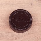 Форма силиконовая для выпечки Доляна «Круг. Печенье», 8×2,7 см, цвет шоколадный - Фото 1