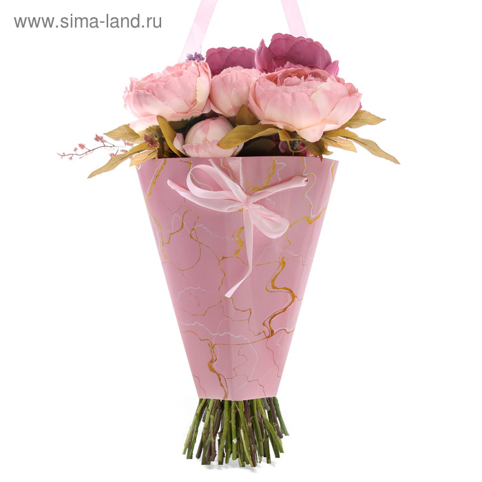 Конверт–конус для цветов «Прекрасный подарок», 8 × 26,5 см