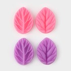 Молд кондитерский «Лист вишни», силикон, 2 части 7.5×5.5 см, МИКС - Фото 7