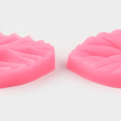 Молд кондитерский «Лист вишни», силикон, 2 части 7.5×5.5 см, МИКС