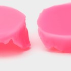 Молд Доляна «Лепесток розы», силикон, 2 предмета, 6,7×6,2 см, цвет розовый - фото 4578396