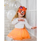 Карнавальный костюм "Лисичка" маска с бантиком, хвостик - Фото 1