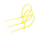 Хомут нейлоновый ТУНДРА krep, для стяжки, 2.5х150 мм, цвет желтый, в упаковке 100 шт. - Фото 4