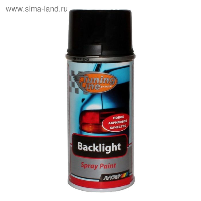Лак для тонировки фонарей черный, 150 мл, MOTIP - Фото 1