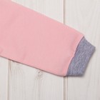 Комплект ясельный (джемпер, брюки), рост 80 см, цвет светло-розовый CWN 9673 (156)_М - Фото 5