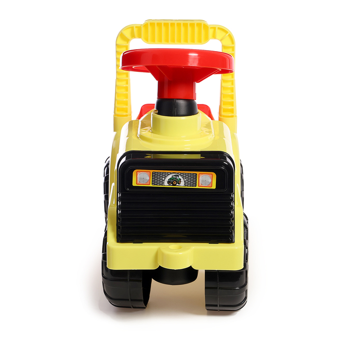 Толокар-машинка «Трактор», цвет жёлтый - фото 1898077380