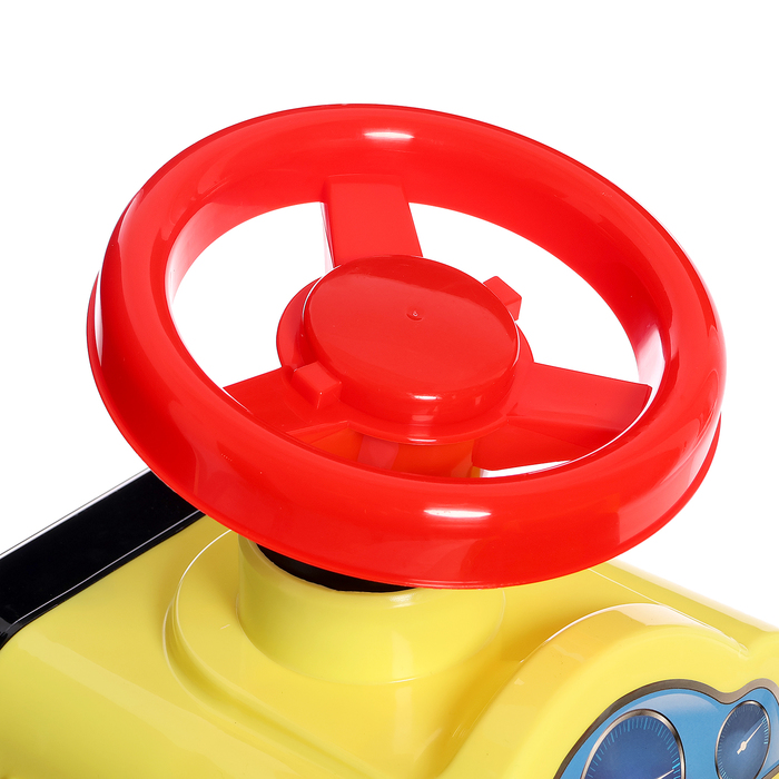 Толокар-машинка «Трактор», цвет жёлтый - фото 1877374150