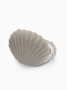 Футляр под кольцо, серьги «Ракушка», бархатный, 6×5.5 см, серый - Фото 5