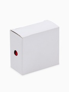 Футляр бархатный под серьги/кулон «Ракушка» 6×5,5, цвет красный, вставка белая - фото 121697303