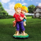 Садовая фигура "Мальчик с девочкой", разноцветная, гипс, 50 см, микс - Фото 5