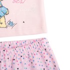 Пижама для девочки, рост 152 см, цвет светло-розовый, принт набивка К839 - Фото 6