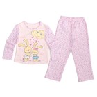 Пижама для девочки, рост 104 см, цвет светло-розовый, принт набивка К839 - Фото 1