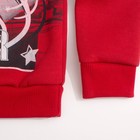 Комплект (джемпер/брюки) для мальчика, рост 98 см, цвет тёмно-серый/красный Н791 - Фото 5
