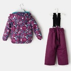 Комплект зимний для девочки (куртка и брюки), рост 92 см, цвет фиолетовый MW27106 _М - Фото 3