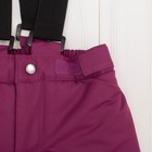 Комплект зимний для девочки (куртка и брюки), рост 98 см, цвет фиолетовый MW27106 _М - Фото 4