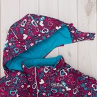 Комплект зимний для девочки (куртка и брюки), рост 104 см, цвет фиолетовый MW27106 - Фото 10
