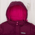 Куртка (пальто) зимняя MW27109 фиолетовый, рост 122 см - Фото 2